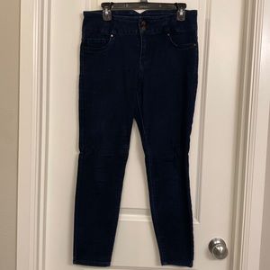 Dark Blue High Waisted Skinny Jeans Size 10